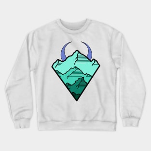 Geometric mountains Crewneck Sweatshirt